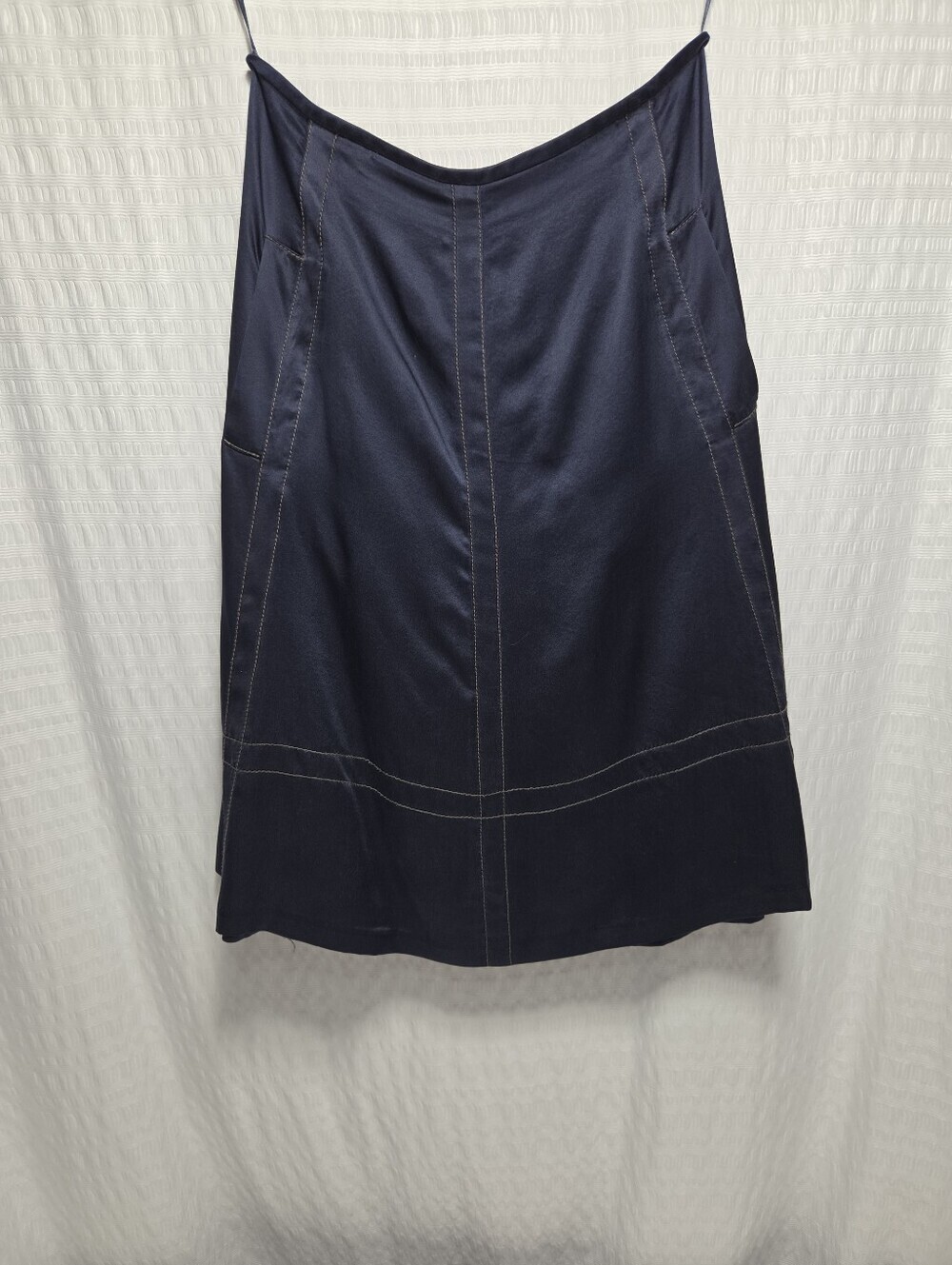 Nougat London Vintage 100% Silk A-line Midi Skirt. Size S ( 4-6)